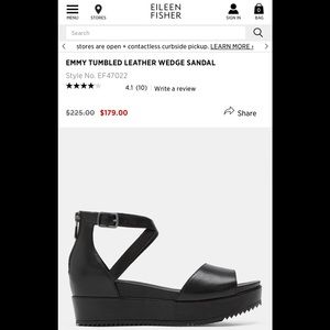 EILEEN FISHER Emmy Platform Sandal sz7